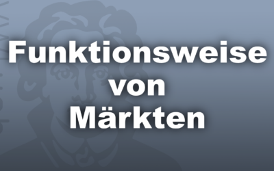 Funktionsweise von Märkten