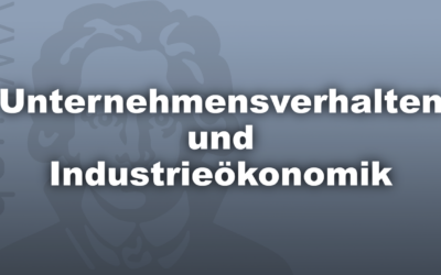 Unternehmensverhalten und Industrieökonomik